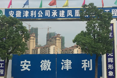 公司領導到寧國市“鳳凰城”三期建筑安裝工程檢查指導工作